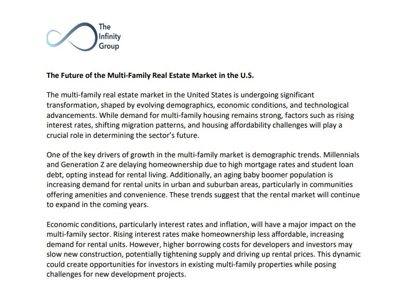 The Future of the Multi-Family Real Estate screenshot